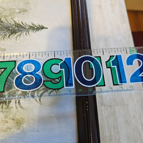 WINTER SCENE OIL PAINTING SIGNED BY ARTIST - Picture 6 of 8